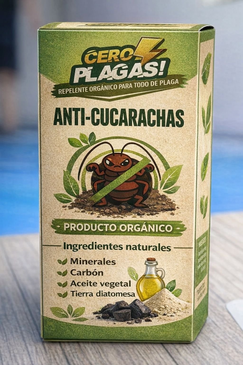 Jeringa orgánica anti cucarachas